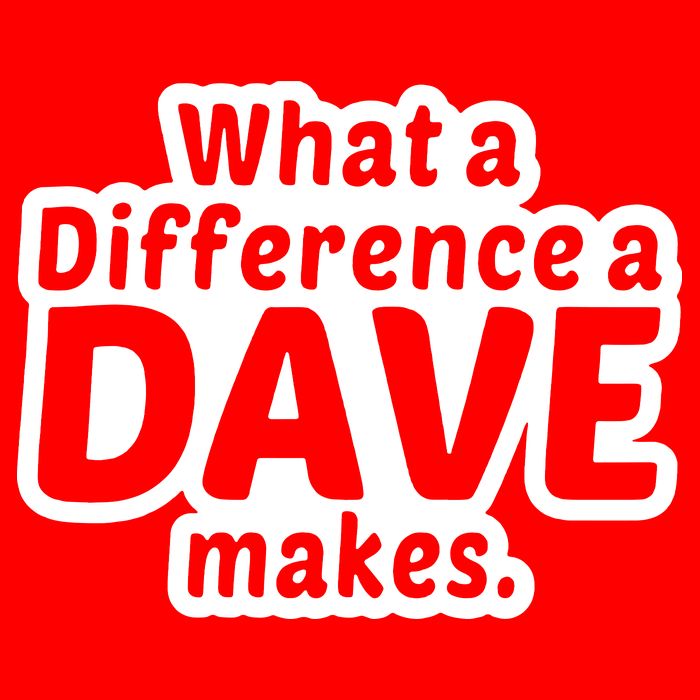 What A Difference A Dave Makes Full-Length Apron With Pockets