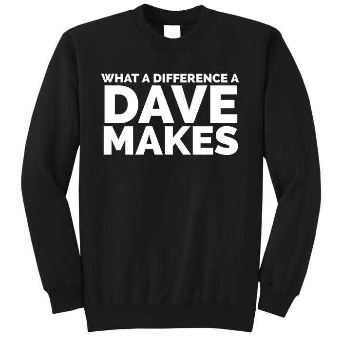 What A Difference A Dave Makes Sweatshirt