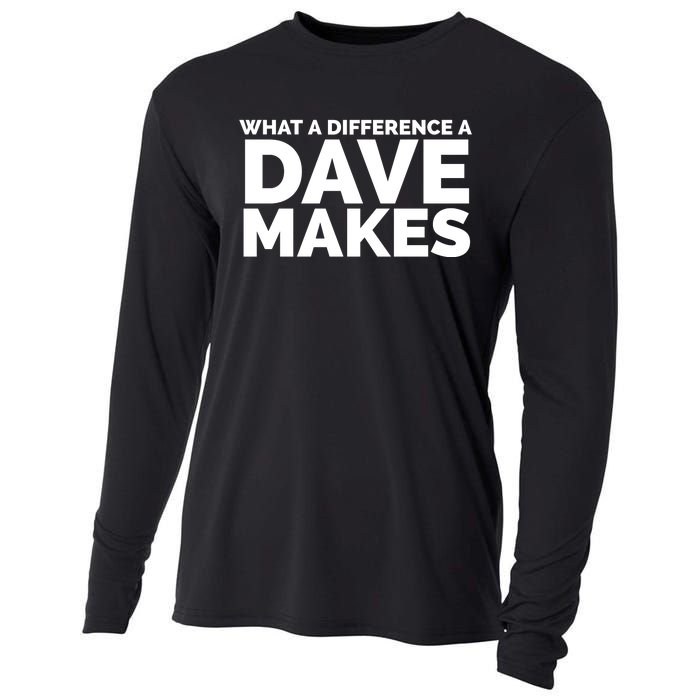 What A Difference A Dave Makes Cooling Performance Long Sleeve Crew