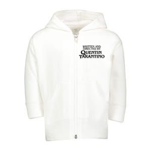 Written And Directed Toddler Zip Fleece Hoodie