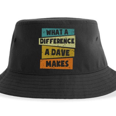 What A Difference A Dave Makes Sustainable Bucket Hat