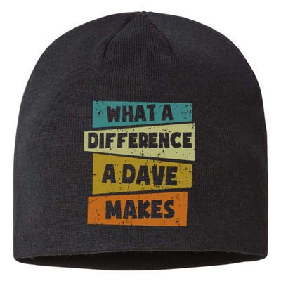 What A Difference A Dave Makes Sustainable Beanie