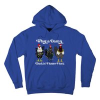 What A Damn Cluckin Fluster Fluck Funny Christmas Chicken Hoodie