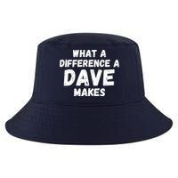 What A Difference A Dave Makes Funny Cool Comfort Performance Bucket Hat