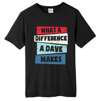 What A Difference A Dave Makes Tall Fusion ChromaSoft Performance T-Shirt