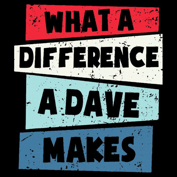 What A Difference A Dave Makes Mousepad