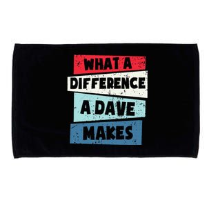 What A Difference A Dave Makes Microfiber Hand Towel