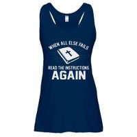 When All Else Fails Read The Instructionsagain Bible Ladies Essential Flowy Tank