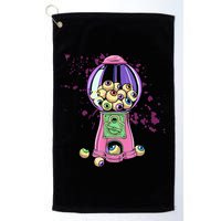 Weirdcore Aesthetic Eyeball Bubble Gumball Machine Halloween Golf Towel