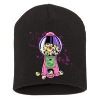 Weirdcore Aesthetic Eyeball Bubble Gumball Machine Halloween Short Acrylic Beanie