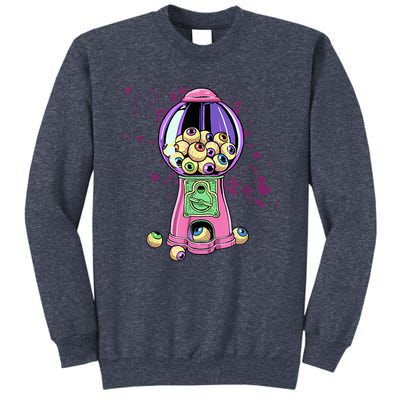 Weirdcore Aesthetic Eyeball Bubble Gumball Machine Halloween Sweatshirt