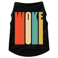 Woke Af Extremely Woke In Retro 60s Style Doggie Tank