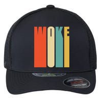 Woke Af Extremely Woke In Retro 60s Style Flexfit Unipanel Trucker Cap