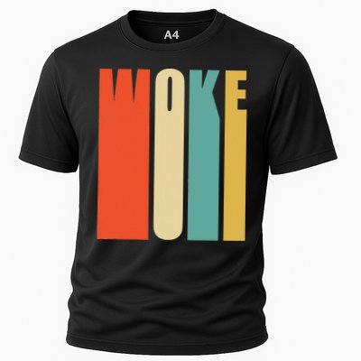 Woke Af Extremely Woke In Retro 60s Style Performance Shirt