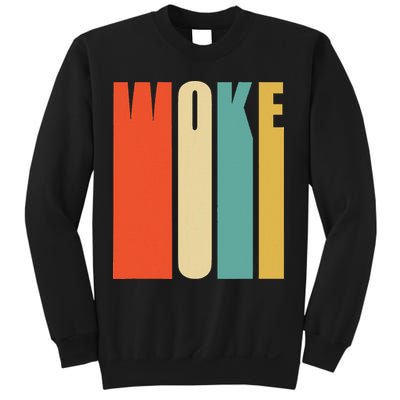 Woke Af Extremely Woke In Retro 60s Style Sweatshirt