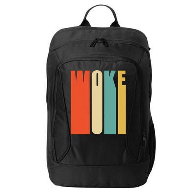 Woke Af Extremely Woke In Retro 60s Style City Backpack