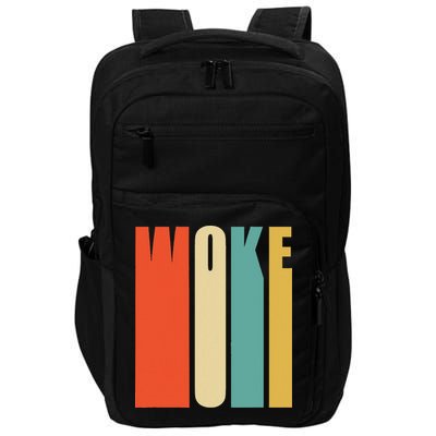 Woke Af Extremely Woke In Retro 60s Style Impact Tech Backpack