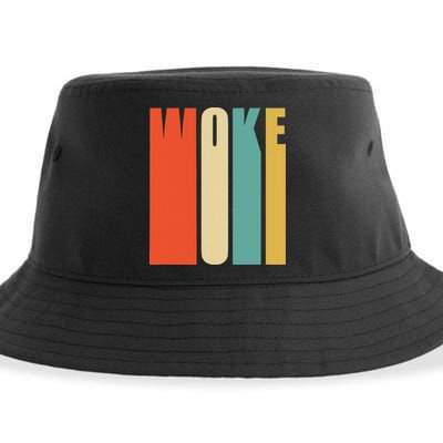 Woke Af Extremely Woke In Retro 60s Style Sustainable Bucket Hat
