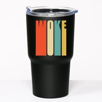 Woke Af Extremely Woke In Retro 60s Style Tumbler