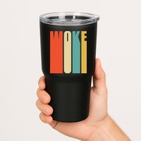Woke Af Extremely Woke In Retro 60s Style Tumbler
