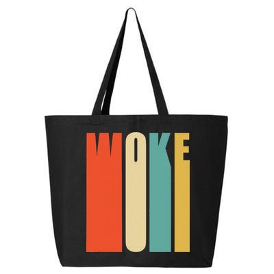 Woke Af Extremely Woke In Retro 60s Style 25L Jumbo Tote