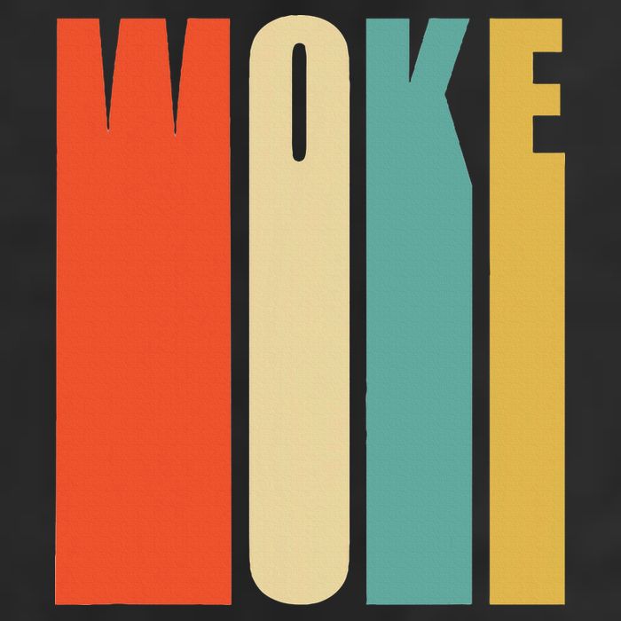 Woke Af Extremely Woke In Retro 60s Style 25L Jumbo Tote