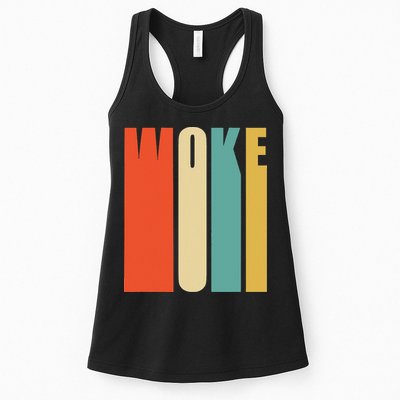 Woke Af Extremely Woke In Retro 60s Style Womens Tank Top
