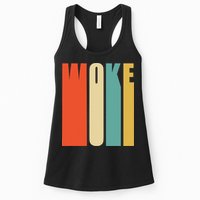 Woke Af Extremely Woke In Retro 60s Style Womens Tank Top