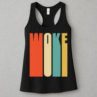 Woke Af Extremely Woke In Retro 60s Style Womens Tank Top