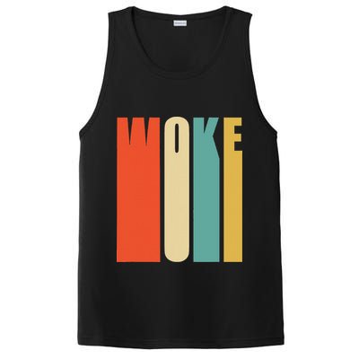 Woke Af Extremely Woke In Retro 60s Style PosiCharge Competitor Tank
