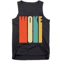 Woke Af Extremely Woke In Retro 60s Style Tank Top
