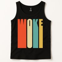 Woke Af Extremely Woke In Retro 60s Style Tank Top