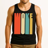 Woke Af Extremely Woke In Retro 60s Style Tank Top