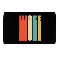 Woke Af Extremely Woke In Retro 60s Style Microfiber Hand Towel