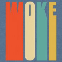 Woke Af Extremely Woke In Retro 60s Style Garment-Dyed Sweatshirt