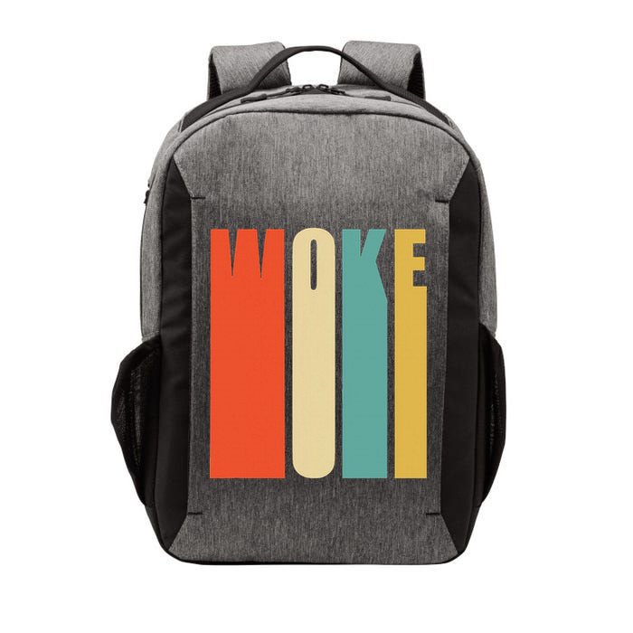 Woke Af Extremely Woke In Retro 60s Style Vector Backpack