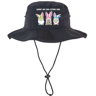 What An Eggciting Day Easter Gnome Easter Day Gift Bucket Hat