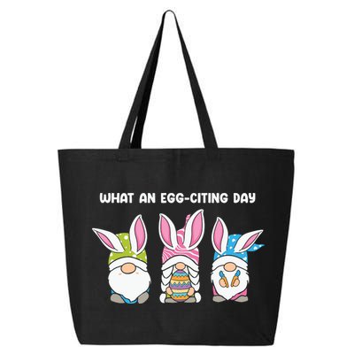 What An Eggciting Day Easter Gnome Easter Day Gift 25L Jumbo Tote