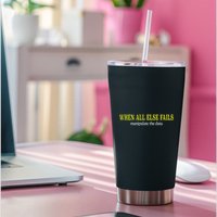 When All Else Fails Manipulate The Data Permanent Decal Sticker