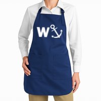 W Anchor Funny Pub Joke Apron