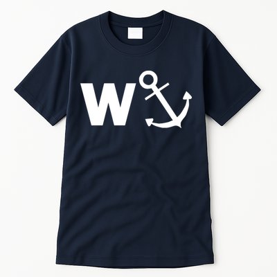 W Anchor Funny Pub Joke Tall T-Shirt