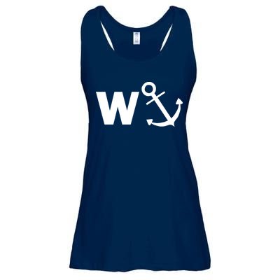 W Anchor Funny Pub Joke Ladies Essential Flowy Tank