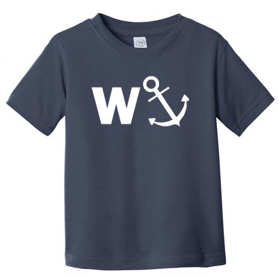 W Anchor Funny Pub Joke Toddler T-Shirt