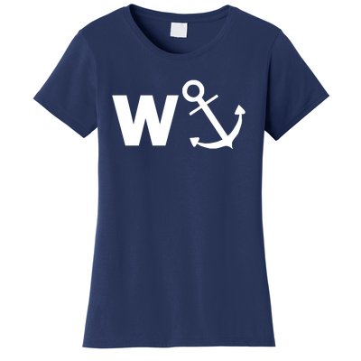 W Anchor Funny Pub Joke Women's T-Shirt