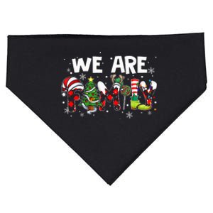 We Are Family Christmas Pajamas Matching Family USA-Made Doggie Bandana