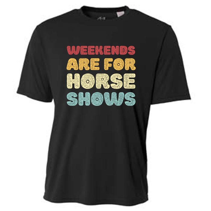 Weekends Are For Horse Shows Cooling Performance Crew T-Shirt