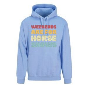 Weekends Are For Horse Shows Unisex Surf Hoodie