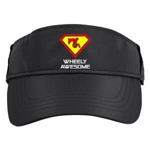 Wheely Awesome Funny Super Disabled Handicapped Wheelchair Adult Drive Performance Visor