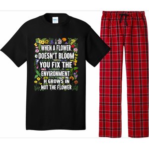 When A Flower DoesnT Bloom Special Education Teacher Pajama Set