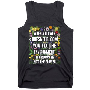 When A Flower DoesnT Bloom Special Education Teacher Tank Top